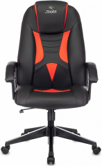 Кресло компьютерное игровое Zombie 8 черный/красный экокожа
