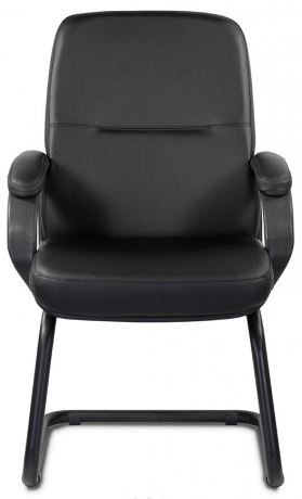 Конференц-кресло UTFC Пилот Н/п пластик-люкс 727 экокожа черная
