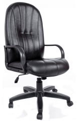 Кресло офисное Вега Стандарт экокожа черная