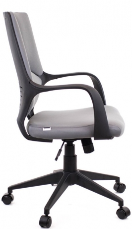 Компьютерное кресло Everprof Trio Black LB T серая ткань