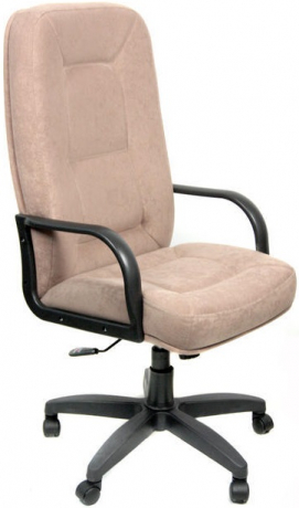 Кресло офисное Пилот Стандарт флок коричневый