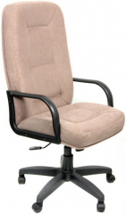 Кресло офисное Пилот Стандарт флок коричневый