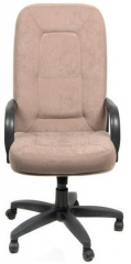 Кресло офисное Пилот Стандарт флок коричневый