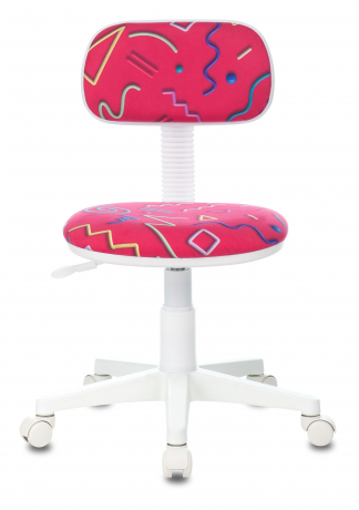 Детское компьютерное кресло Бюрократ CH-W201NX малиновый Sticks 05