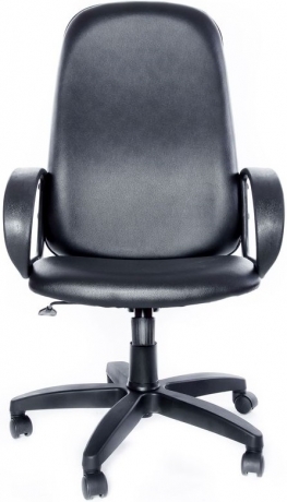 Компьютерное кресло Бюджет Ультра кожзам черный
