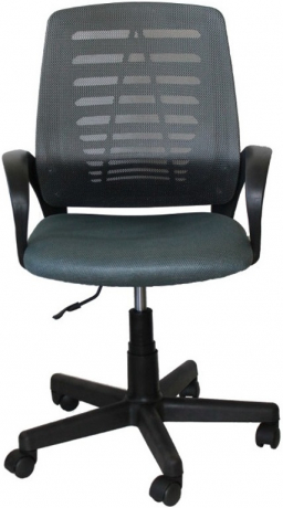 Компьютерное кресло Ирис ткань-сетка серая