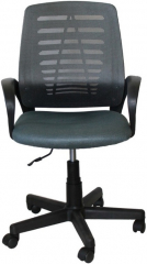 Компьютерное кресло Ирис ткань-сетка серая