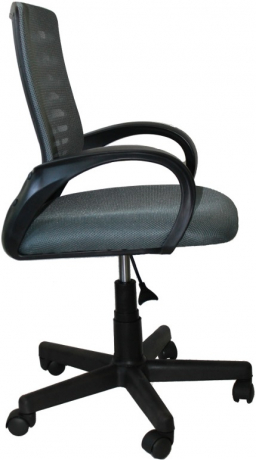Компьютерное кресло Ирис ткань-сетка серая