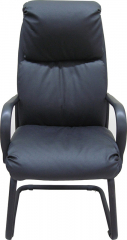 Офисное конференц-кресло Надир Стандарт экокожа черная