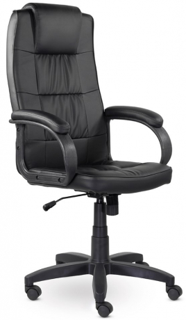 Кресло руководителя UTFC Премьер В пластик-люкс 727 экокожа черная