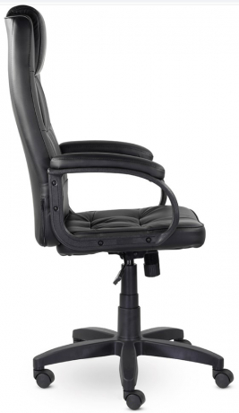 Кресло руководителя UTFC Премьер В пластик-люкс 727 экокожа черная