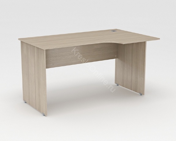 Стол офисный эргономичный прямой P-34 правый (1350/514х830/650х734)