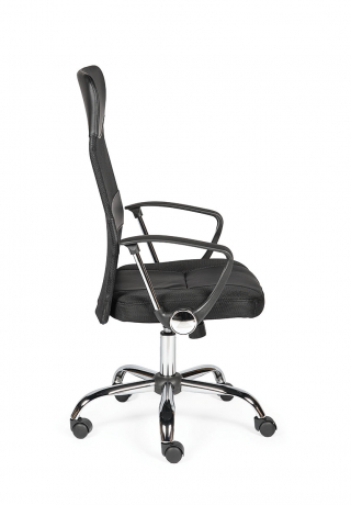 Кресло офисное Norden Директ (black) черная экокожа + черная сетка
