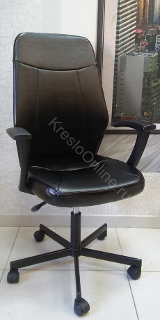 Компьютерное кресло Бюрократ CH-605 черный экокожа