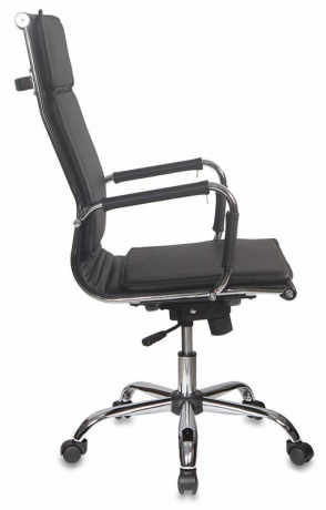 Кресло руководителя Бюрократ CH-993 черный экокожа