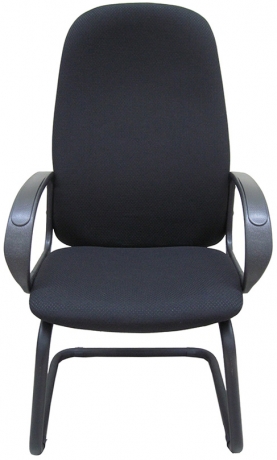 Офисное конференц-кресло Бюджет Ультра ткань черная