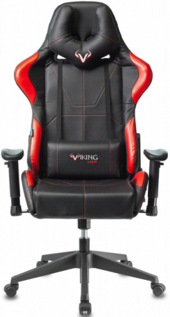 Кресло компьютерное игровое Zombie VIKING 5 AERO черный/красный экокожа
