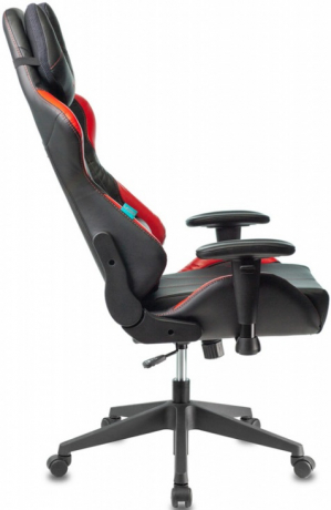 Кресло компьютерное игровое Zombie VIKING 5 AERO черный/красный экокожа