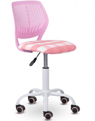 Детское компьютерное кресло KID's С-01 розовый ткань