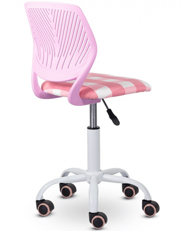 Детское компьютерное кресло KID's С-01 розовый ткань