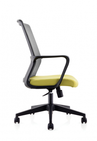 Офисное кресло Norden Интер LB зеленый/серая сетка