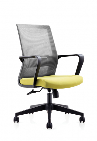 Офисное кресло Norden Интер LB зеленый/серая сетка