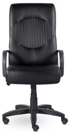 Кресло руководителя UTFC Гермес В пластик экокожа черная