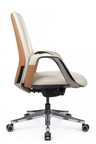 Кресло RV DESIGN Napoli-M бежевый/кэмел 