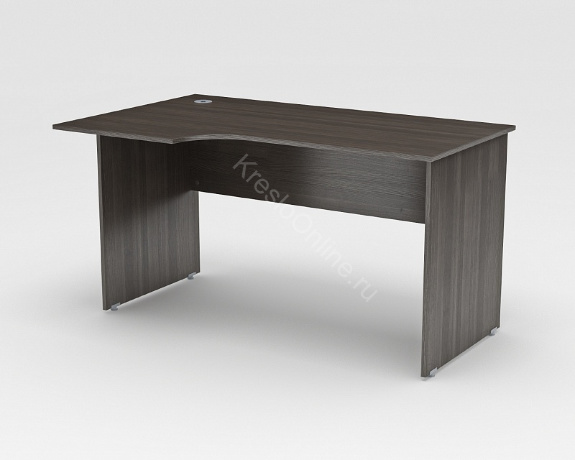 Стол офисный эргономичный прямой P-34 левый (1350/514х830/650х734)