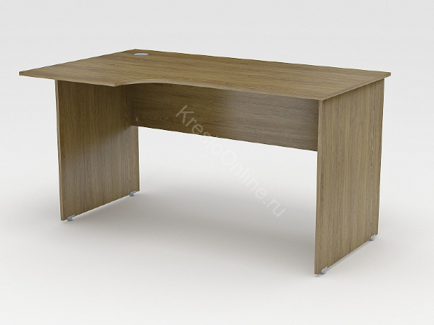 Стол офисный эргономичный прямой P-34 левый (1350/514х830/650х734)