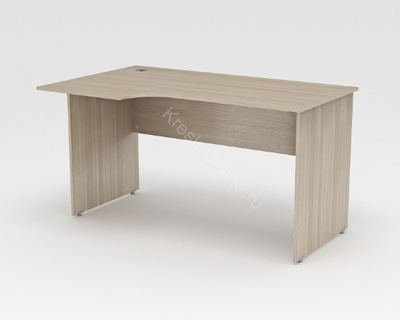 Стол офисный эргономичный прямой P-34 левый (1350/514х830/650х734)