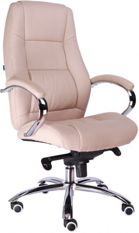 Кресло руководителя Everprof Kron M экокожа бежевая