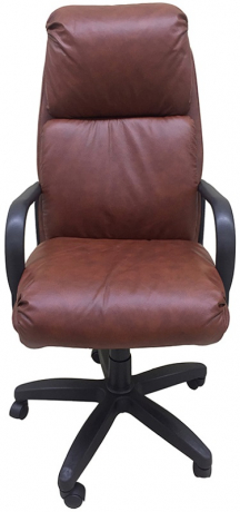 Кресло офисное Надир Стандарт экокожа коричневая