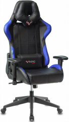 Кресло компьютерное игровое Zombie VIKING 5 AERO черный/синий экокожа