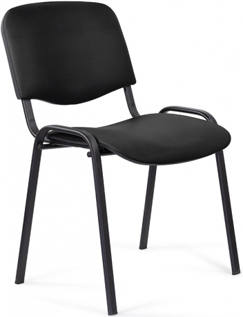 Стул офисный ИЗО экокожа черный с перфорацией