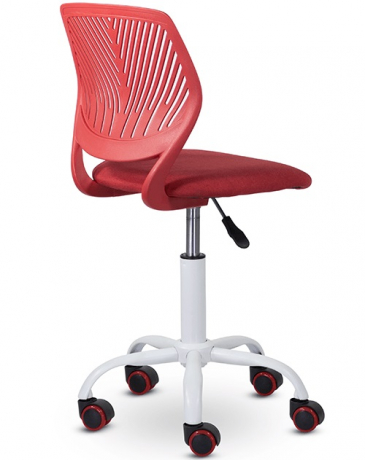 Детское компьютерное кресло KID's С-01 красный ткань