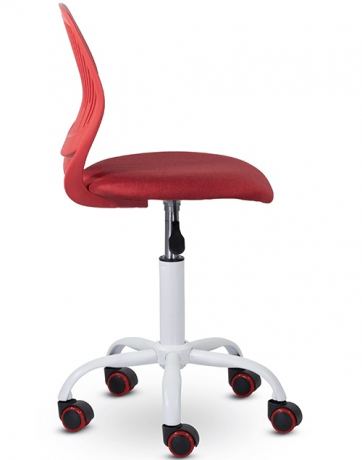 Детское компьютерное кресло KID's С-01 красный ткань