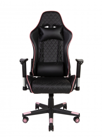 Игровое кресло Norden Lotus GTO черная экокожа фиолетовая окантовка