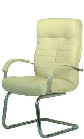 Конференц-кресло Консул хром низкая спинка
