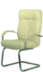 Конференц-кресло Консул хром низкая спинка