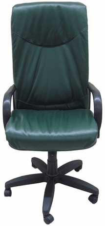 Кресло офисное Шеф Стандарт экокожа зеленая