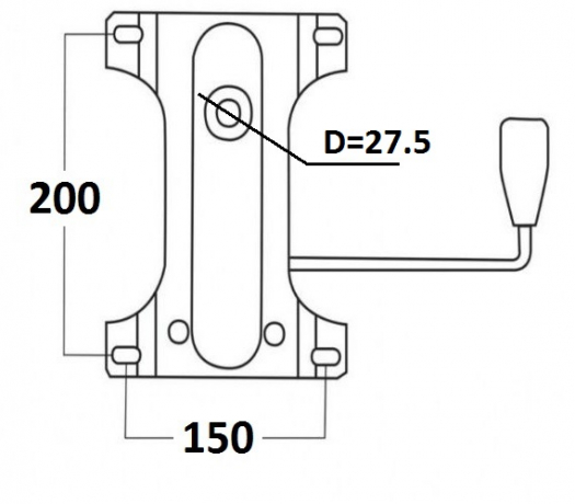 Механизм качания Топ-Ган 150*200