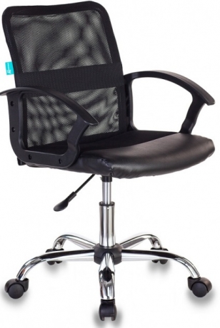 Компьютерное кресло Бюрократ CH-590SL черный экокожа/сетка