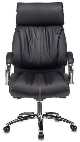 Кресло руководителя Бюрократ T-9904NSL черный кожа