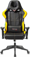 Кресло компьютерное игровое Zombie VIKING 5 AERO черный/желтый экокожа