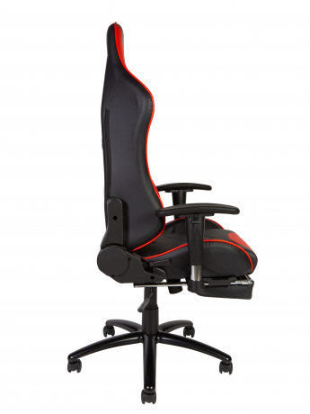 Игровое кресло Norden Lotus GTS реклайнер черно-красная экокожа