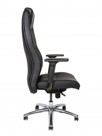 Кресло руководителя Norden Леман черная экокожа