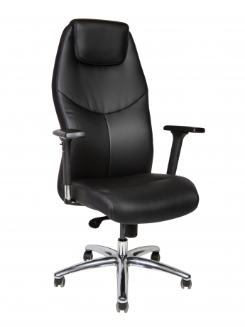 Кресло руководителя Norden Леман черная экокожа