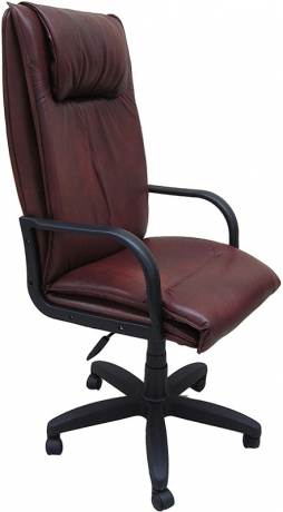 Кресло офисное Артекс Стандарт М-РР экокожа коричневая