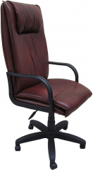 Кресло офисное Артекс Стандарт М-РР экокожа коричневая